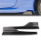 Upgrade Car Style Glossy Black 17.7x3.3in Side Winglet Diffuser Set 8
