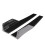 Upgrade Car Style Glossy Black 17.7x3.3in Side Winglet Diffuser Set 16