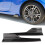 Upgrade Car Style Glossy Black 17.7x3.3in Side Winglet Diffuser Set 13