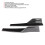Upgrade Car Style Glossy Black 17.7x3.3in Side Winglet Diffuser Set 5