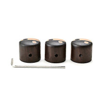 3Pcs Wooden Tone Volume Control Knob Tone Control Knob Set for Electric Guitar Parts