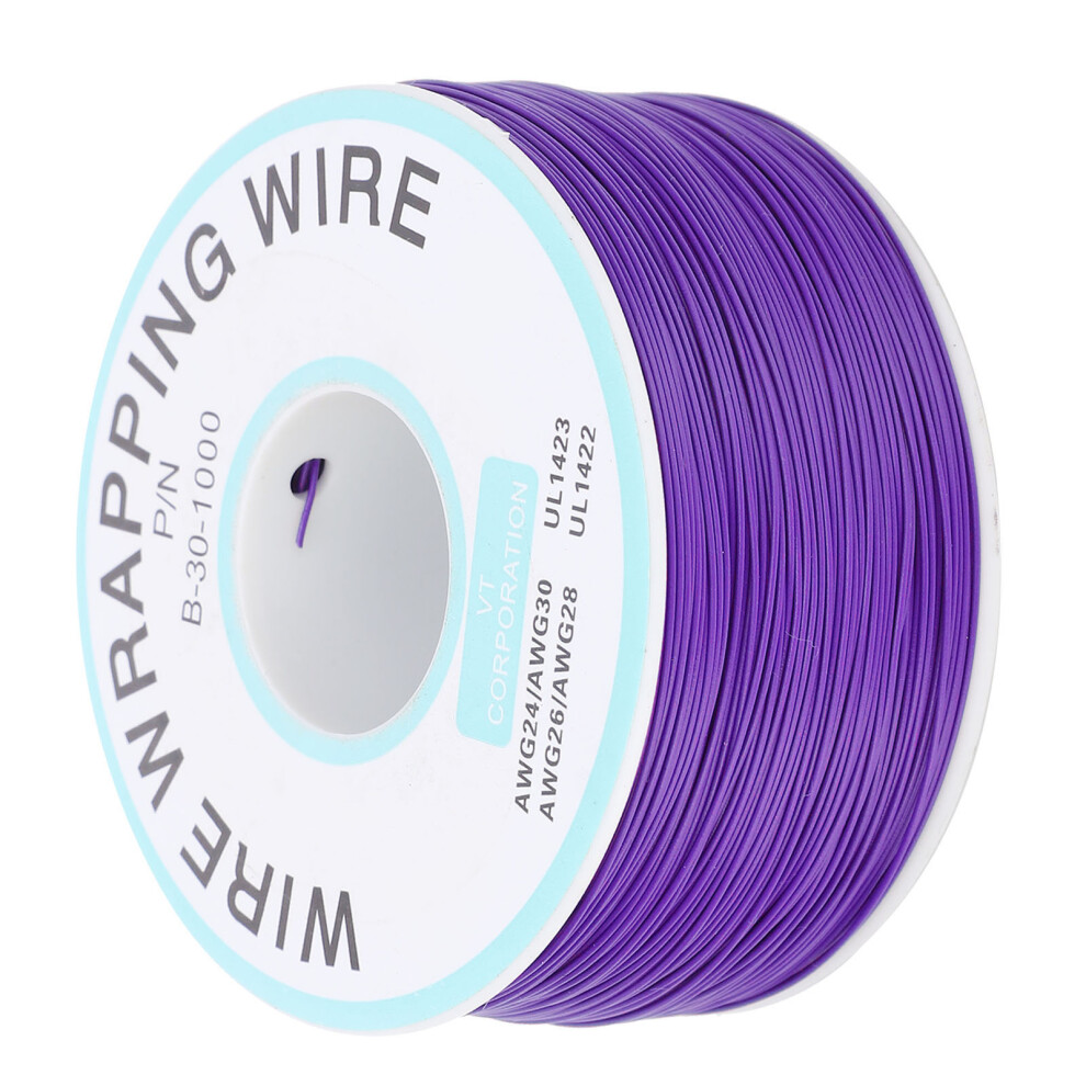 Tinned Copper Wire Single Core Circuit Board Connecting Line 0.25Mm Purple 9331329552651