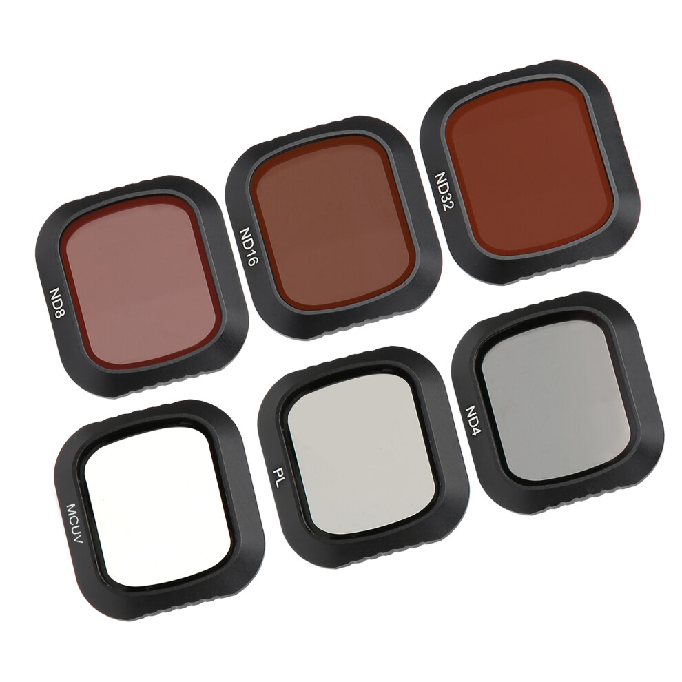 6-In-1 Uv Cpl Nd Filter Set For Dji Mavic 2 Pro, Optical Glass 8771329555961