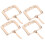 Gold 20mm Single Prong Belt Buckle Ideal for Leather Strap Windbreakers 16