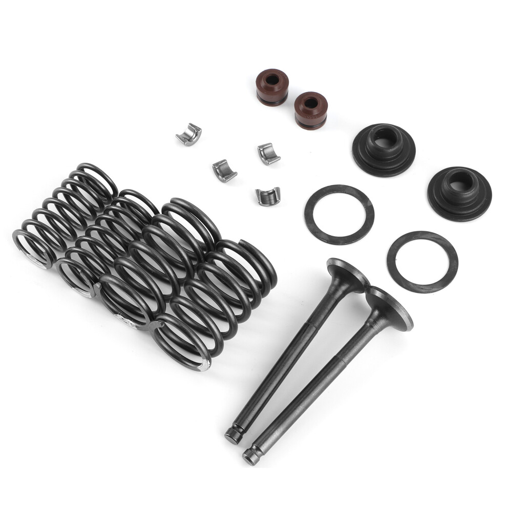 16Pcs Engine Valve Spring Kit For Gy6 50-150Cc - Polished Metal Finish 3161329558782