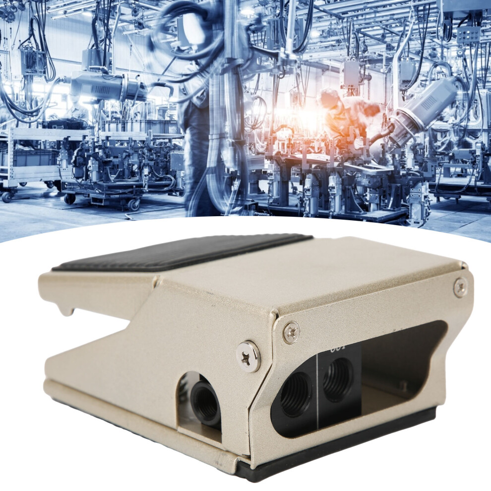 Fv320 Alloy Steel Foot Pedal Switch 3-Way 2-Position Pneumatic Valve 4081329562253