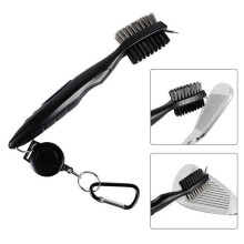 3Pcs Golf Towel, Brush & Divot Repair Set – 40x60cm, Blue/Black/Gray