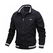 (L, Black) 2023 Bomber Jacket New Jacket Men Spring Men's Fitness Sweatshirts Unisex Zipper JacketHip Hop Jackets Man Streetwear veste