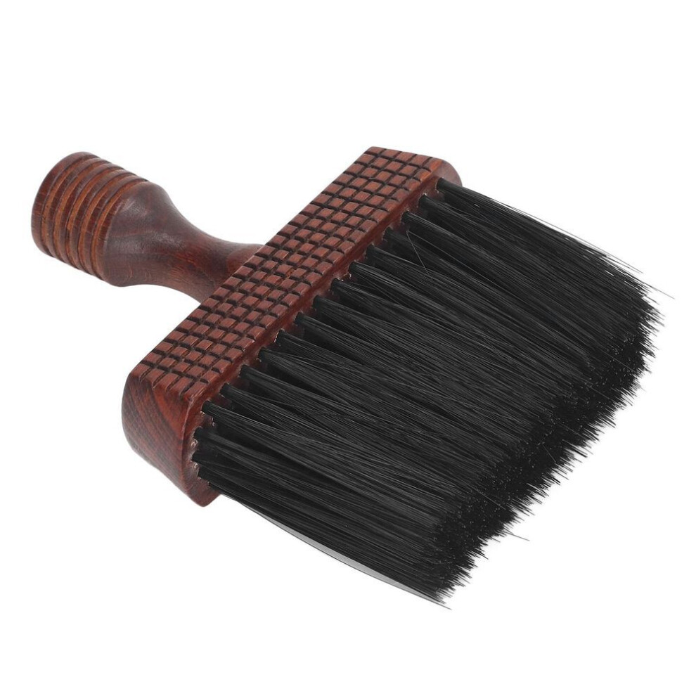 Hair Cutting Neck Dust Brush Ergonomic Barber Face Neck Hair Dust Cleaning Brush For Home Salon