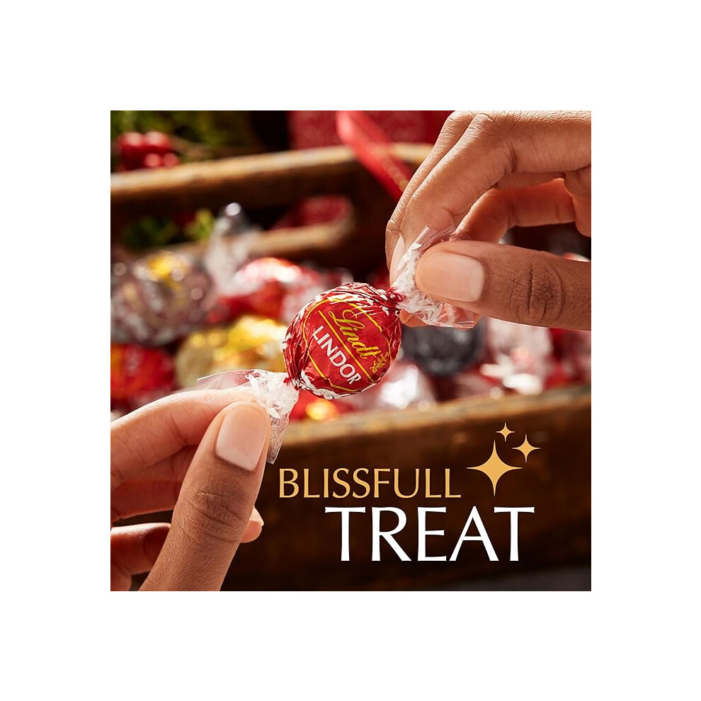 Lindt Lindor Assorted Chocolate Truffles Bag 1kg Around 80 Balls Smooth Melting Filling Perfect Gift For Birthday Easter Congratulations Or Sharing