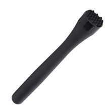 Ice Crushing Cocktail Muddler - 30x4cm Black Bar Mixer Tool