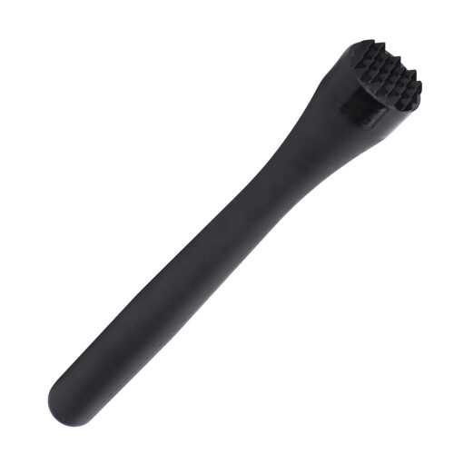 Ice Crushing Cocktail Muddler - 30x4cm Black Bar Mixer Tool