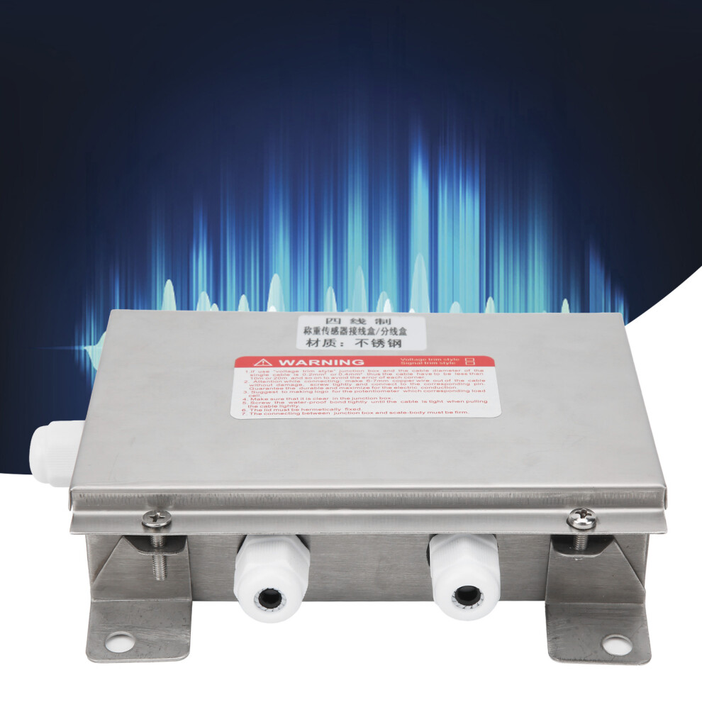 Stainless Steel Industrial Waterproof Loadometer Junction Box Compatible 9431329573004