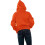 (3-4 Years,Orange)Girls Boy Plain & Tie Dye Print Sweatshirt Pullover Hooded Jumper PE School Coat 3