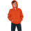 (3-4 Years,Orange)Girls Boy Plain & Tie Dye Print Sweatshirt Pullover Hooded Jumper PE School Coat 2