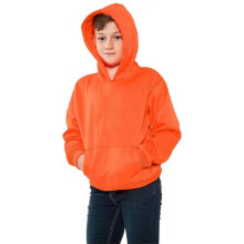 (3-4 Years,Neon Orange)Girls Boy Plain & Tie Dye Print Sweatshirt Pullover Hooded Jumper PE School Coat