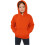 (3-4 Years,Orange)Girls Boy Plain & Tie Dye Print Sweatshirt Pullover Hooded Jumper PE School Coat 1