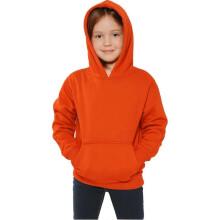 (7-8 Years,Orange)Girls Boy Plain & Tie Dye Print Sweatshirt Pullover Hooded Jumper PE School Coat