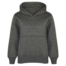 (7-8 Years,Charcoal)Girls Boy Plain & Tie Dye Print Sweatshirt Pullover Hooded Jumper PE School Coat