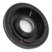 FDEOS Manuelle Objektivadapter für Canon FD auf EF EFS Anschluss, Alloy+Glas