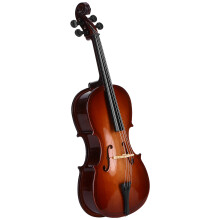 Charming Mini 23cm Cello Model Decoration with Full Accessory Kit