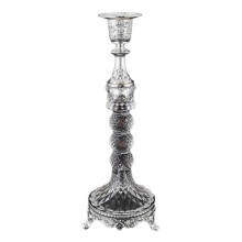 (Silver) Candlestick Holder Candle Stand Candleholder European Romantic Taper Candle