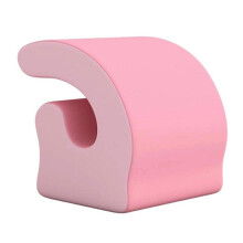 (Dark Pink) Neck Pillow Desk Pillow Removable Washable Cover Convenient Memory Foam Cushion