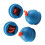 4pcs Rubber Cue Chalk Holders with Cord – Blue, 4x3.5x4cm 12