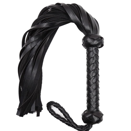 Artificial Leather Horse Riding Crop Whip, 23.4in for Training 1