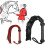 Artificial Leather Horse Riding Crop Whip, 23.4in for Training 10