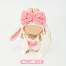 Ropa de muñecas de 6.69 pulgadas para Labubu - Miss Lop Ears Bunny, Tutbit de muñecas de moda, desmontable