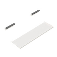 (20cmx50cm) Window Sill Plant Shelf, Countertop Extension Waterproof Carbon Steel Storage
