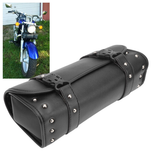 Motorcycle Front/Rear Organizer Saddlebag with Adjustable Straps 2