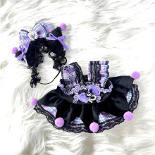 Kuromi Doll ClothingCessory Set | Adecuado para ropa de muñeca Labubu de 6.63 pulgadas y 6.67 pulgadas, sin incluir muñecas