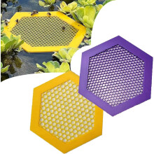 Floating Bee Island Garden Colorful Bee Insect Irrigation Bee Watering and Butterfly Water Station Bee Water Catcher Pack of 2