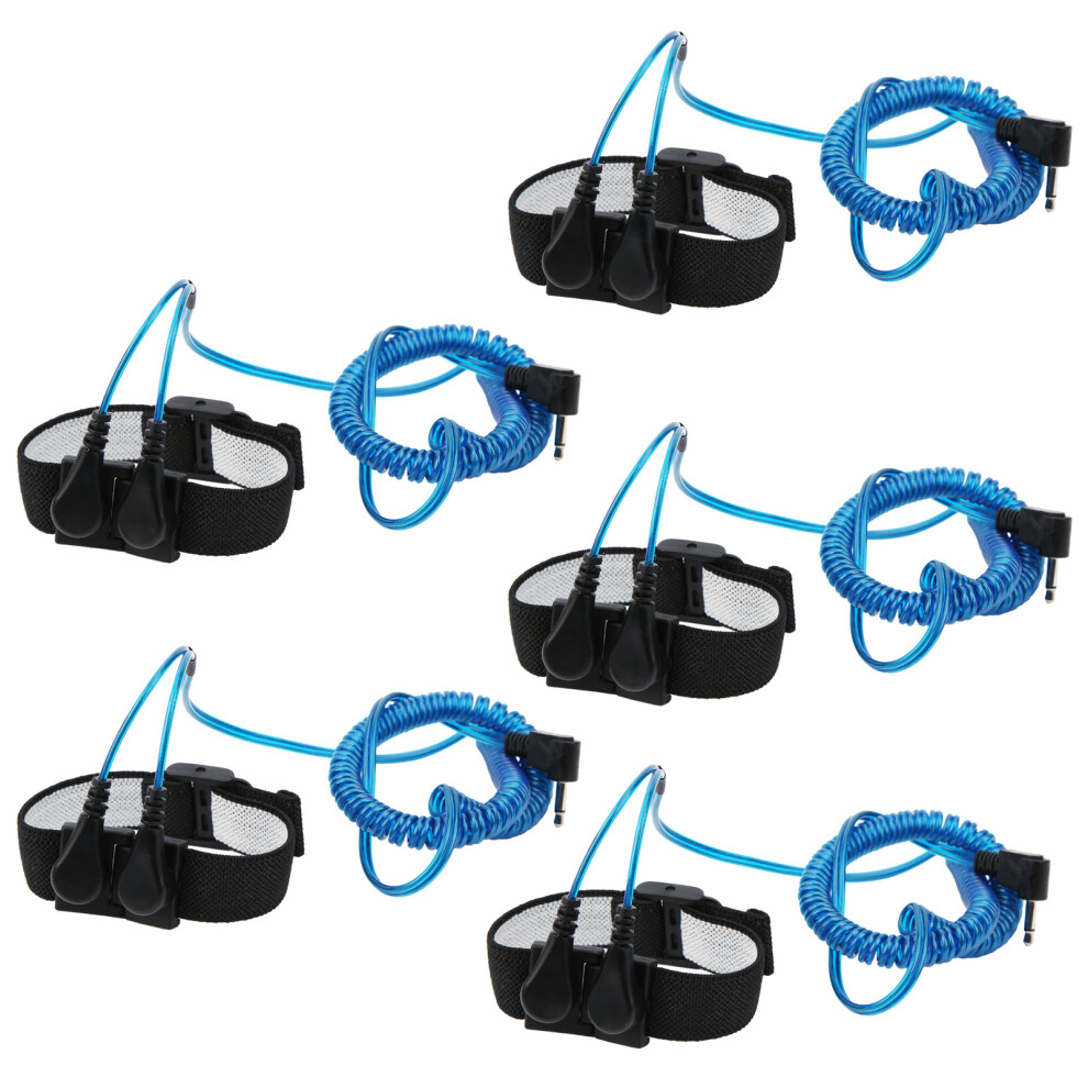 5Pcs Anti Static Wrist Strap Electrostatic Bracelet, 2M Cable 9401329595689