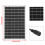 Portable 100W Monocrystalline Solar Panel USB Output for RV/Boat/Car 12