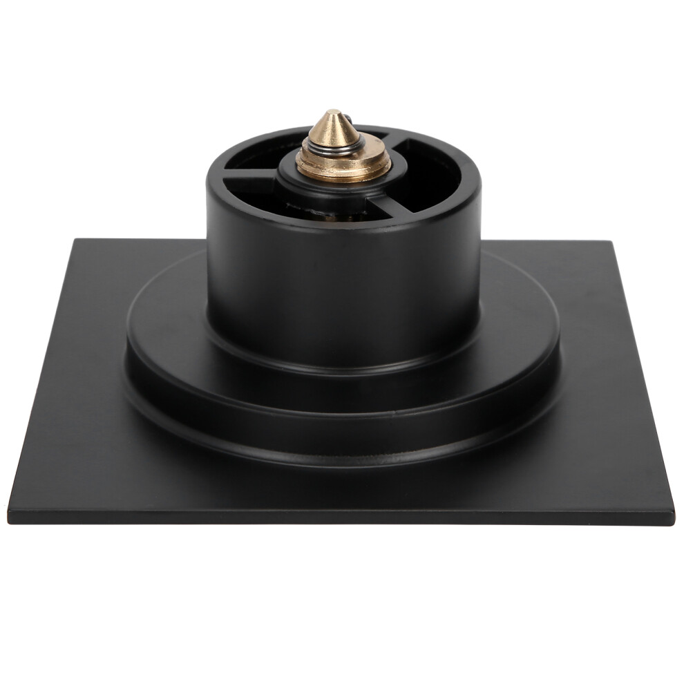 Square Black Anti-Odor Pop Up Floor Drain For Bathroom Quick Drainage 7891329601916