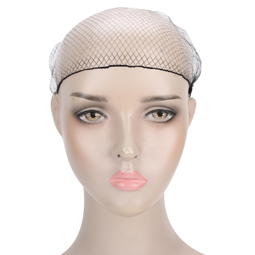 144pcs  Disposable Nylon Hair Mesh Net Wig Cap Breathable for Salon & Home Use