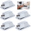 5Pcs Chrome Snare Drum Lug Claw Hooks Rectangular Silver Replacement Parts 10