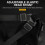 Fangs Cosplay Airsoft Mask Protective Mask Adjustable Strap Breathable Halloween Horror Party Decor Black 2