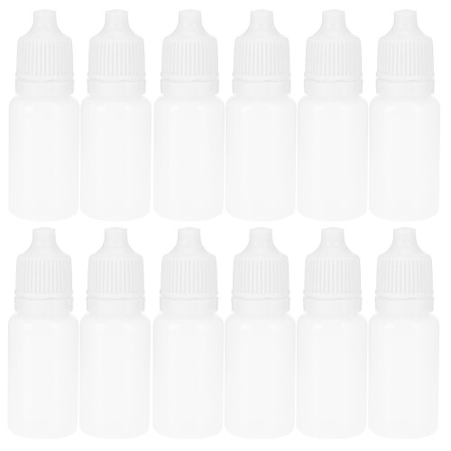 5ml.Squeezable Dropper Bottles for Liquid Eye Drops - Pack of 50 1