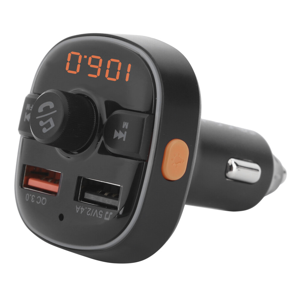 Bluetooth 5.0 Fm Transmitter Mp3 Player Dual Usb Rgb Bc52 Light 5051329628302