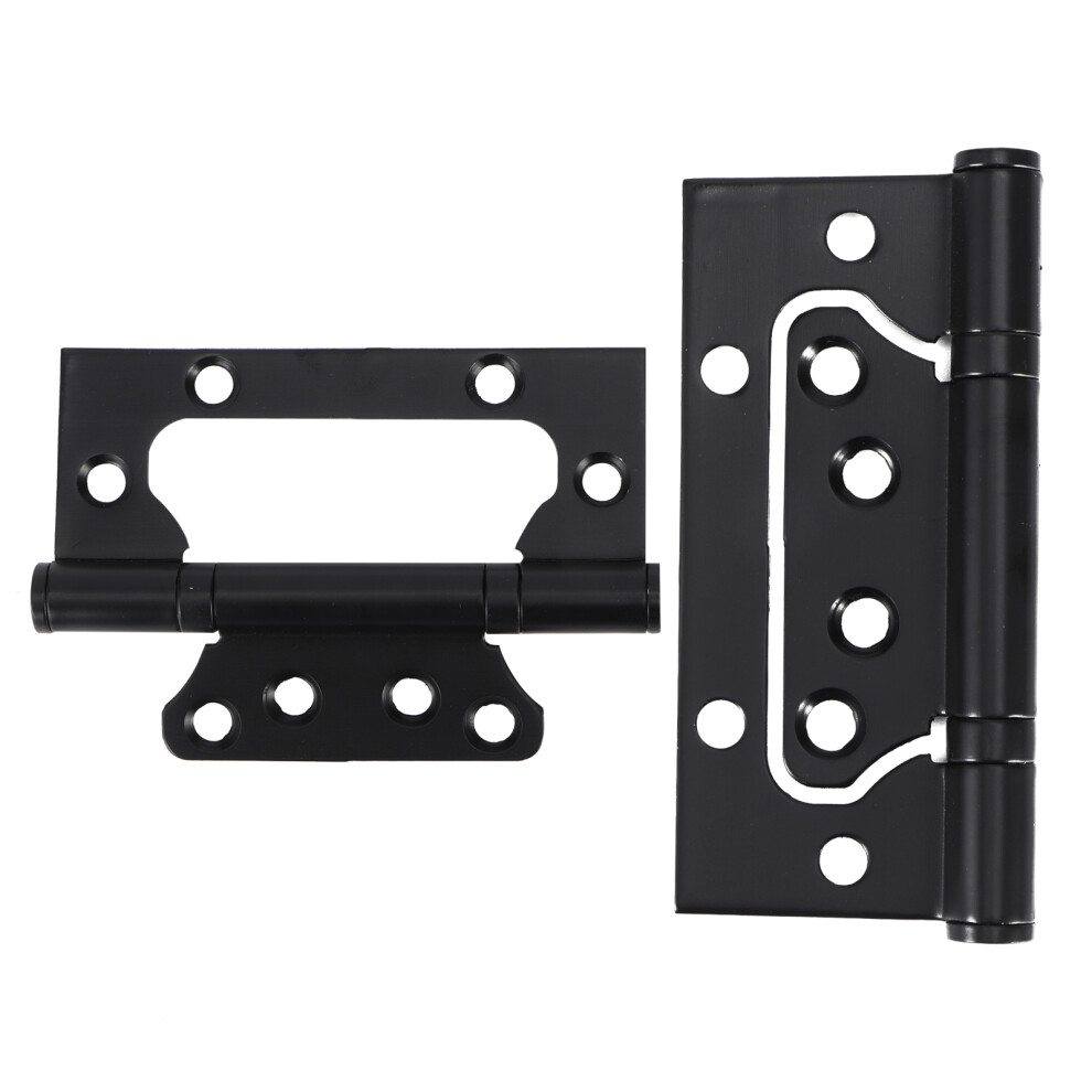 Black Zinc Alloy Mute Bearing Hinges 3Set 360 Rotation Durable Design 4951329628467