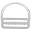 2Pcs Diving Harness D Ring Belt Keeper 304 Stainless Steel 8