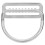 2Pcs Diving Harness D Ring Belt Keeper 304 Stainless Steel 11