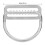 2Pcs Diving Harness D Ring Belt Keeper 304 Stainless Steel 12