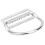 2Pcs Diving Harness D Ring Belt Keeper 304 Stainless Steel 6