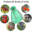 (15*20cm, White) 100pcs Bunch Protection Bag, Grape Fruit Organza Bag With Drawstring 5