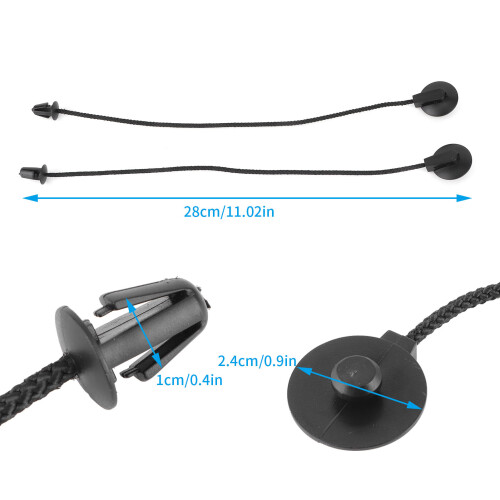 High-Quality Nylon Shelf Cord for Ford Focus MK3 2012‑2017 - 2pcs 1